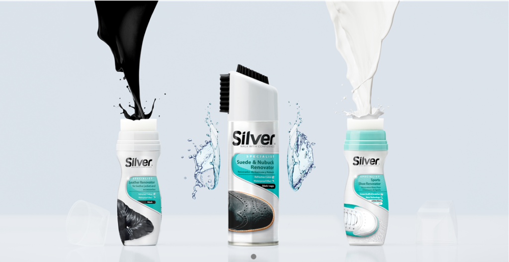silver shoe care products suede & nubuck renovator